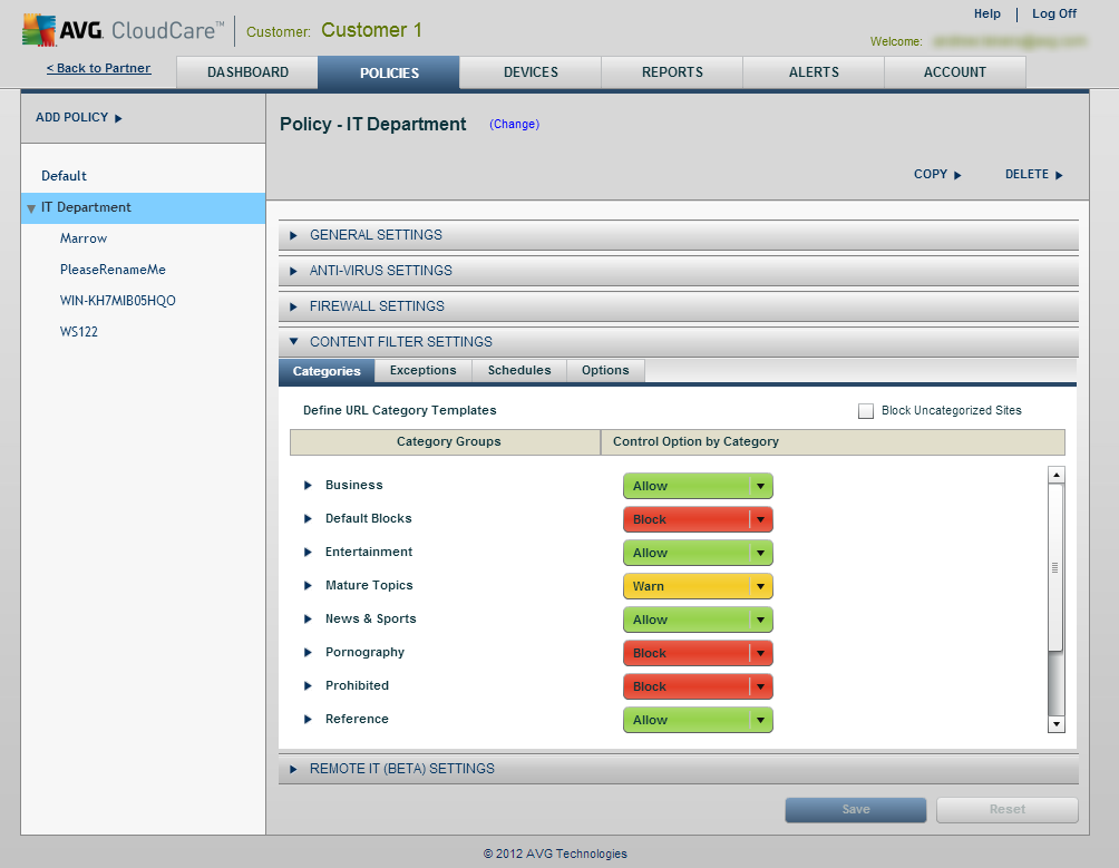 avg online shield service